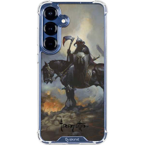 Death Dealer on Horseback by Frazetta Galaxy S25 Clear Case